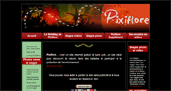Desktop Screenshot of pixiflore.com