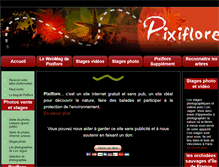 Tablet Screenshot of pixiflore.com